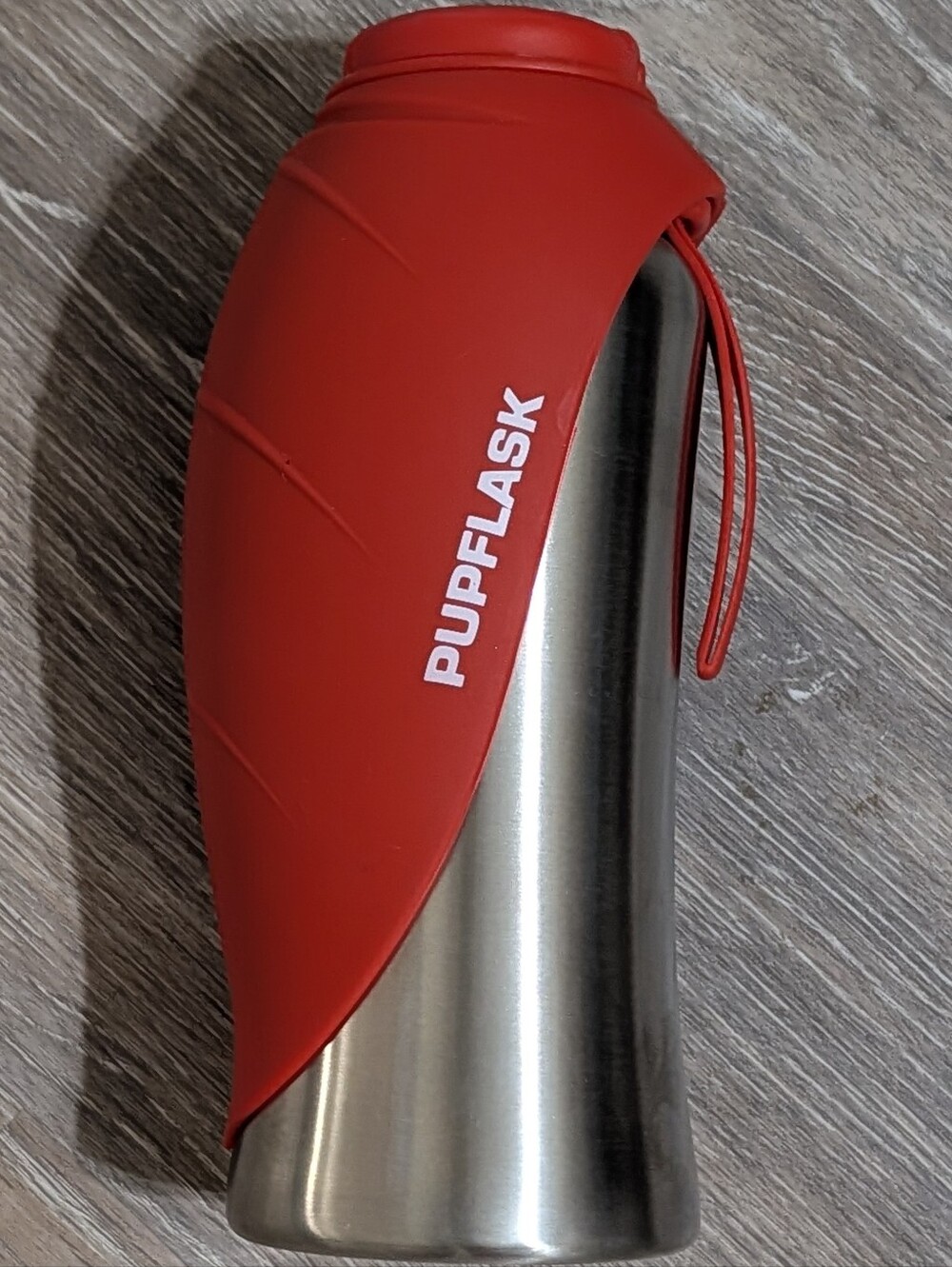 Tuff Pupper PupFlask Red Stainless Steel Travel Flask For Dogs